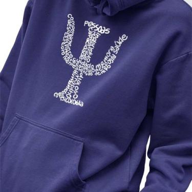 Imagem de Blusa Moletom Masculino Estampado Simbolo Psicologia em Algodão Fio 30