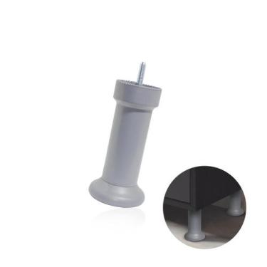 Imagem de Pé Para Sofás E Cama Box Cinza 13cm - Mark, Cinza