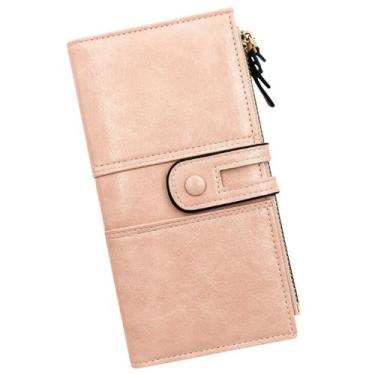 Imagem de Carteira feminina social de luxo porta documentos cartões elegante - S