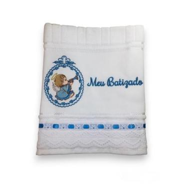Imagem de Toalha de Lavabo Batizado - Dohler, Meu batizado- masculino