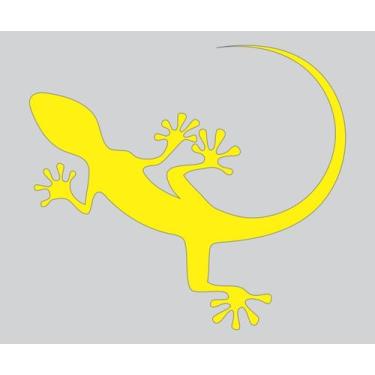 Imagem de Adesivo Lagartixa - Leo Publicidade, Amarelo