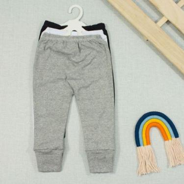Imagem de Kit 3 calças de bebê básicas neutro - Era Uma Vez, 6-9M