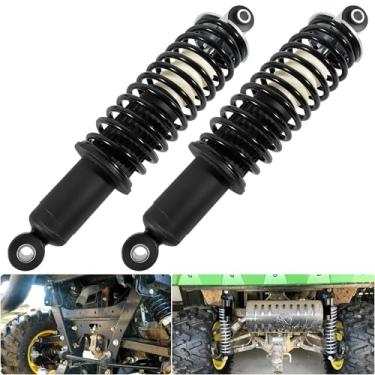 Imagem de 2 peças de amortecedor de mola traseira para John Deere Gator HPX 4x4, Diesel, HPX 615E HPX 815E 2004-2020, amortecedores traseiros esquerdo e direito substituição de mola de bobina para # AM135375