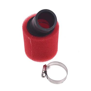 Imagem de JOIQEXJ Filtro de ar vermelho limpador de espuma dobrada de 32 mm para quadriciclo ATV 50cc 110cc 125cc para Yamaha Suzuki Go Kart