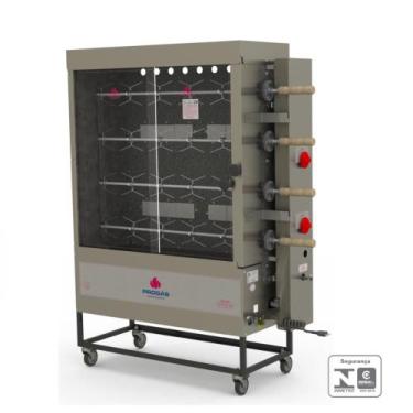 Imagem de Forno Assador Rotativo Progás PR-621 A gás Bivolt 40Kg/ 20 Frangos
