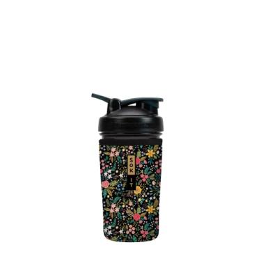 Imagem de Sok It BotlSok Protein Blender Shaker Bottle Sleeve Capa de Neoprene Isolada (Piquenique de Jardim Inglês, Serve para Liquidificador de 680 g)