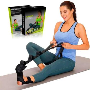 Imagem de Fita de Alongamento para Pernas Yoga e Pilates Ginástica - MBFIT