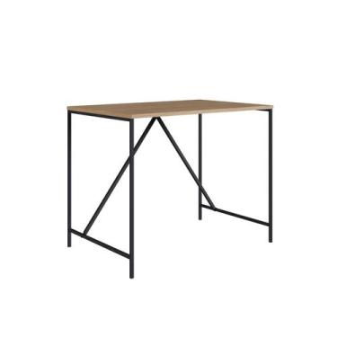 Imagem de Bancada Estilo Industrial Macadamia e Preto M.Com