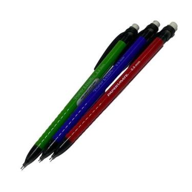 Imagem de Kit com 3 Lapiseiras Paper Mate 0.5mm Antiga Vintage Sem Uso