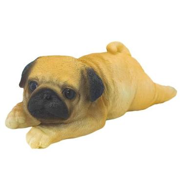 Imagem de Cachorro Decorativo Filhote em Resina Cachorrinho Cão Enfeite Casa Dec