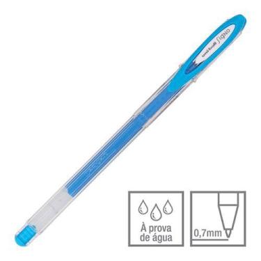 Imagem de Caneta Gel UNI-BALL Signo Angelic Color 0.7mm Cores Pastel, AZUL