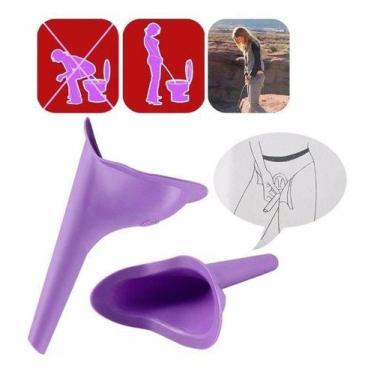 Imagem de 2 Urinol Feminino Para Fazer Xixi Em Pé, Urina E Mijar Em P - OEM