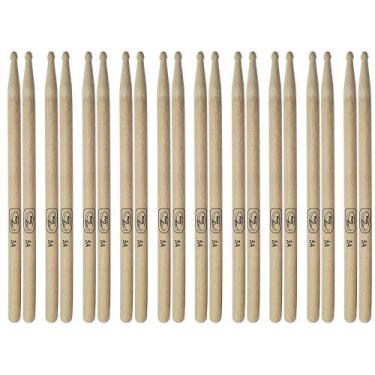 Imagem de Kit com 10 Pares de Baquetas para Bateria Hickory 5A New York
