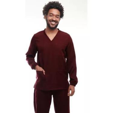 Imagem de Pijama Manga Longa Gabardine Não Amassa , Não Mancha 100%Polister Sem 