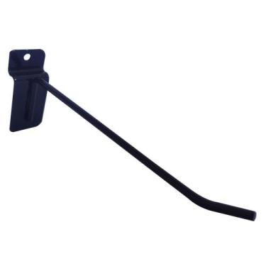 Imagem de Kit com 30 Gancho Expositor P/Painel Canaletado 15cm Preto - Bedetti, 