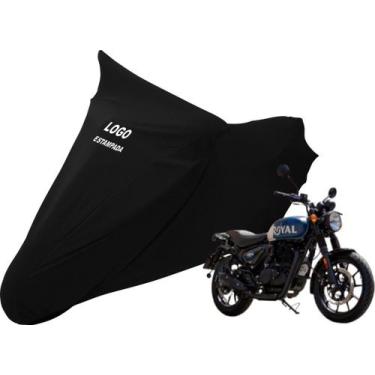 Imagem de Capa Cobrir Moto Royal Enfield Hunter 350 Não Risca Pintura - Mz, Pret
