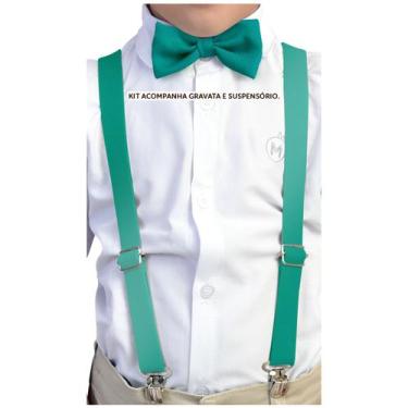 Imagem de Kit Suspensório Infantil + Gravata borboleta infantil varias cores - M