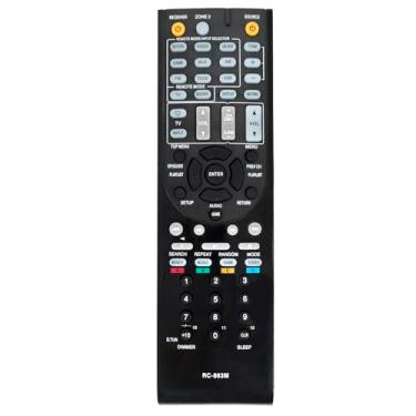 Imagem de Controle remoto de substituição RC-863M compatível com receptor AV Onkyo HT-R2295 HT-S5600 HT-R592 HTS5600 HTR2295 HTR592 7.1-CH Receptor de Home Theater