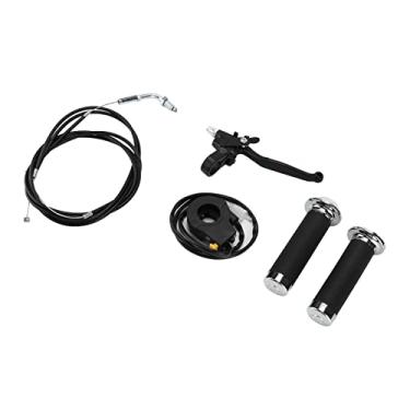 Imagem de Kit de Alça do Acelerador de Substituição Ergonômica para Bicicleta Motorizada Com Motor 49 60 66 80 Apertos Passam por Rigorosos e Esta Atenção Seu Conhecimento é Confiável e