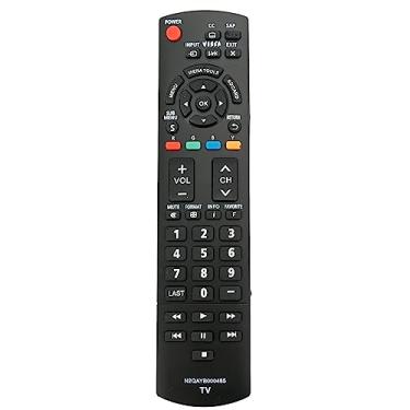 Imagem de Controle remoto de substituição N2QAYB000485 compatível com Panasonic TV TC-P42S30 TC-P46S30 TC-P50S30 TC-P60S30 TC-P42X3 TC-P46X3 TC-P50X3 TC-42LD24 TC-42LS244 TC-42 PS14 TC-50PS14 TC-54PS14