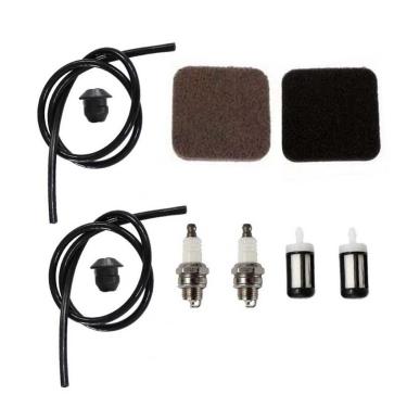Imagem de HURI Kit de afinação de linha de combustível para filtro de ar para Stihl FS80 FS85 KM85 FC75 BG72 BG75 FS74 FS76 Substitui 4137-124-2800