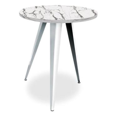 Imagem de Mesa De Canto Alta Ornes - Branco/vulcano