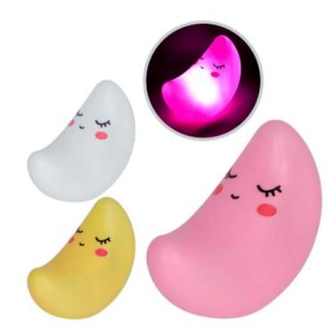 Imagem de Luz infantil Abajur quarto do seu filho com a Luminária Lua baby - Art