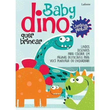 Imagem de Livrão de Pintar - Baby Dino quer brincar