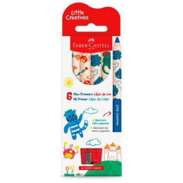 Imagem de Meu Primeiro Lápis de Cor Little Creatives com 6 Cores - Faber-Castell