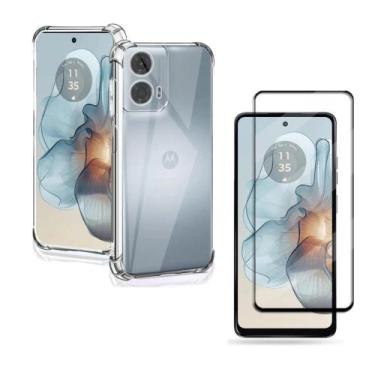 Imagem de Capa Anti Choque+ Pelicula de Vidro 3D Para Motorola G35 - R&M ACESSOR