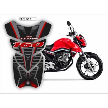 Imagem de Adesivo Protetor de Tanque Moto CG160 Titan H_611 - Resitank
