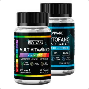 Imagem de Kit Multivitamínico Alta Performance + Triptofano Magnesio Dimalato 60 caps-Unissex