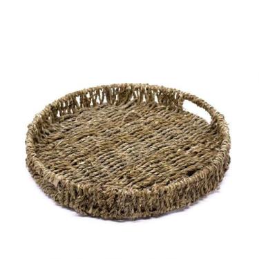 Imagem de Bandeja De Palha Redonda 5X30X30cm - DROSSI