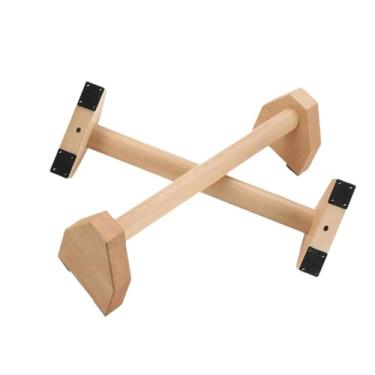 Imagem de kowaku 1 par de barras de push up barras de mão de mão portáteis sólidos push up lida com paraletas de madeira para ginástica ginástica de engrenagem de, Style a