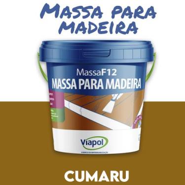 Imagem de F12 Massa P/ Madeira Cor A Escolher 6,5Kg Viapol, Cumaru
