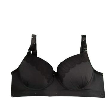 Imagem de Sutiã Plus Size com Bojo Drapeado Feminino Clamar em Microfibra 4237, 