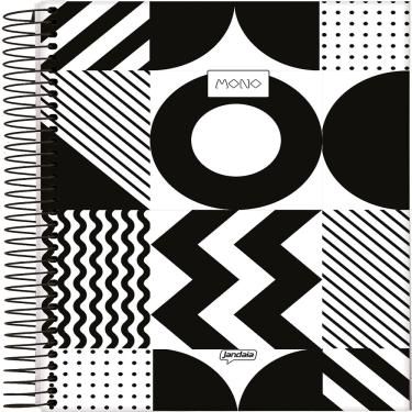 Imagem de Caderno Espiral Universitário 10 Matérias Mono 160 Folhas Jandaia Capa Dura
