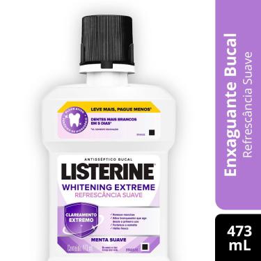 Imagem de Antisséptico Bucal Listerine Whitening Extreme Menta 473ml