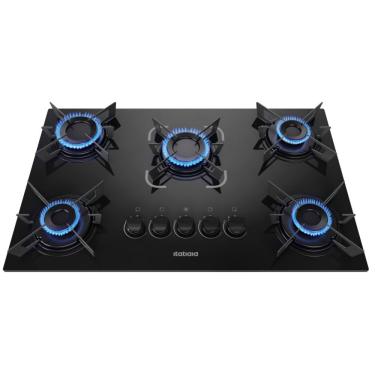 Imagem de Cooktop Itatiaia Electra 5 Bocas Mesa de Vidro Temperado e Acendimento Superautomático Preto Bivolt