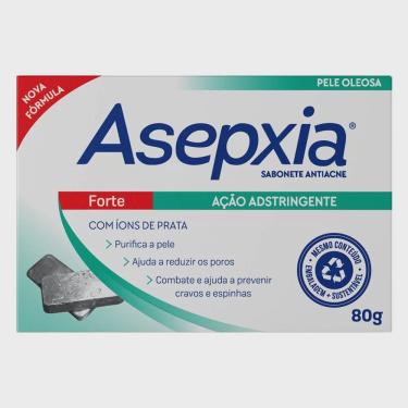 Imagem de Sabonete Barra Asepxia Ação Adstringente Pele Oleosa 80g