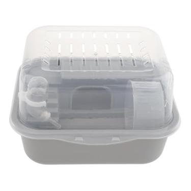 Imagem de ＡＷＨＡＯ Villa de gaiola de hamster, cobaia gaiola de gaiola de porquinho habitat gaiola de animais pequenos para ratos gerbils hamster, Cinza