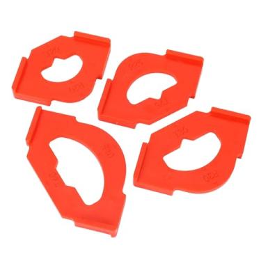 Imagem de Modelo de Corte de Canto Gabarito de Roteador de Posicionamento Rápido para Madeira Vermelha R20 T20 R25 T25 R30 T30 R40 T40 4 Pcs