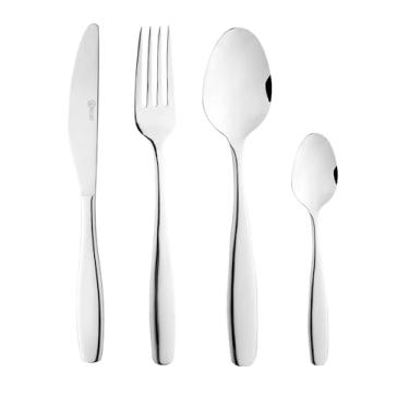 Imagem de WOLFF - Faqueiro 16 Peças de Aço Inox - Serve 4 Pessoas - Linha Cannes