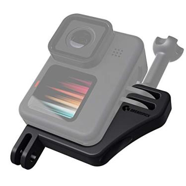 Imagem de Dreampick Suporte vertical preto para GoPro Hero 4/5/6/7/8/9, DJI Osmo Action, compatível com iPhone