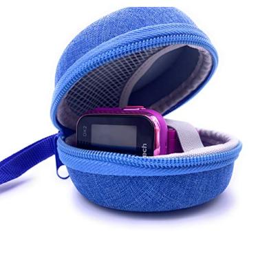 Imagem de xcivi Estojo de transporte para smartwatch VTech KidiZoom DX2 e Little Tikes Tobi Robot Smart Watch para crianças, acessório smartwatch Vtech Kidizoom (azul)