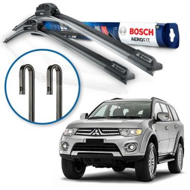Imagem de Par Palheta Limpador Parabrisa Bosch Mitsubishi Pajero Dakar 2011 em d