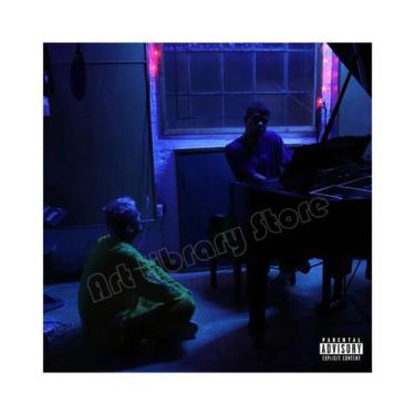 Imagem de Lil-Peep Crybaby Live Forever Hip Hop Álbum De Música Pôster Em Tela A