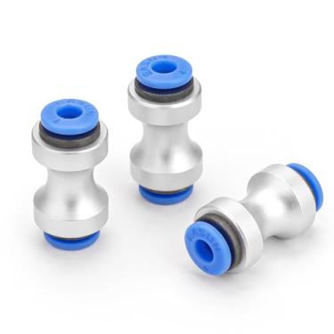 Imagem de YIBEICO Adaptador PTFE de 3 peças para acessórios de impressora 3D Bambu Lab A1/P1/X1/A1mini/X1E (1 em 1 * 3 azul)
