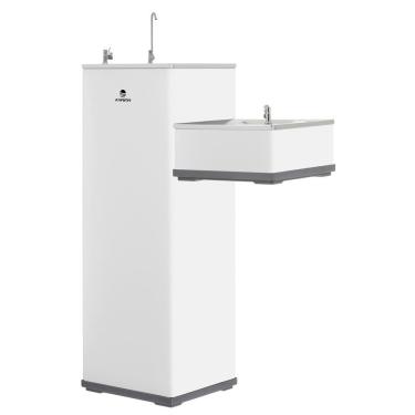 Imagem de Bebedouro De Coluna Conjugado Infantil Karina Linha Pressão Branco 127v K-40cc