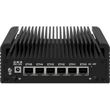 Imagem de HKUXZR Mini Pc Com Firewall, Intel Celeron N305 Quad Core 6Xintel I226 2.5G Ethernet Vpn Roteador Aes-Ni Hdmi Dp 8/16/32Gb Ddr5 128/256/512/1Tb M.2 Nvme (Sem Ram, Sem Ssd)